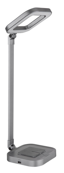 Globo Monaco LED Tischleuchte 8W CCT Grau, Aluminium 58cm 58431