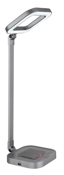 Globo Monaco LED Tischleuchte 8W CCT Grau, Aluminium 58cm 58431