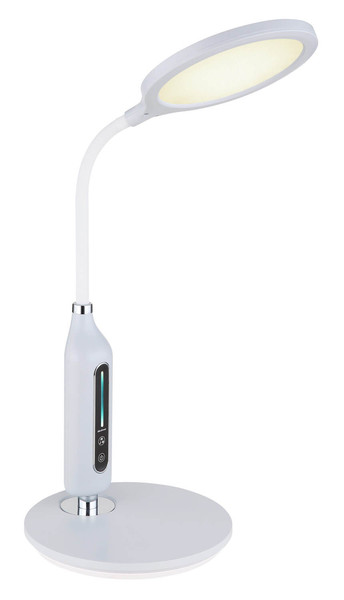 Globo Fruggy LED Tischleuchte 9W CCT Grau Matt Memoryfunktion Ø15cm 58435G