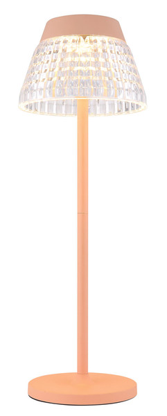 Globo Lora LED Tischleuchte 1W Warmweiß Pfirsichfarben Matt, Metall Ø13,5cm 58456P