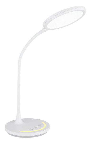 Globo Kenny LED Tischleuchte 12W CCT Weiß Matt Nachtlicht Memoryfunktion Ø15,4cm 58483W