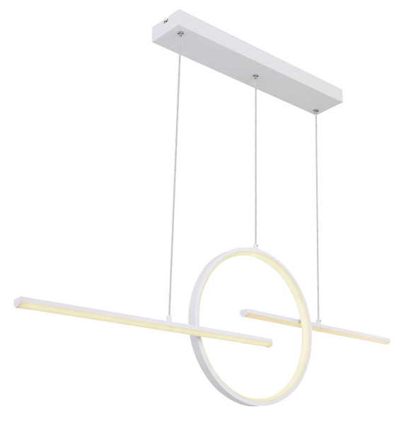Globo Barral LED Hängeleuchte 50W CCT Weiß, Metall Fernbedienung Nachtlicht Memoryfunktion Ø38,3cm 67121-50W