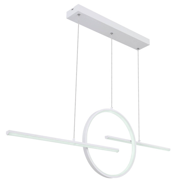 Globo Barral LED Hängeleuchte 50W CCT Weiß, Metall Fernbedienung Nachtlicht Memoryfunktion Ø38,3cm 67121-50W