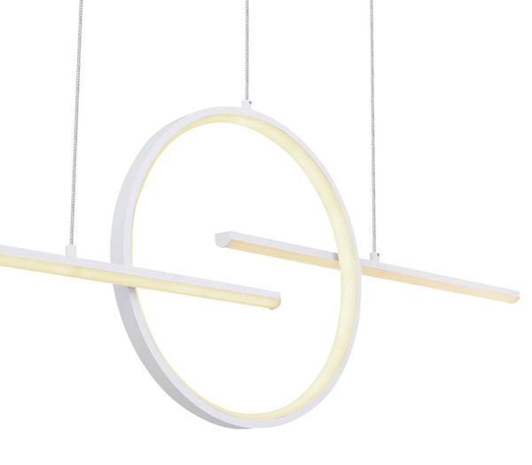 Globo Barral LED Hängeleuchte 50W CCT Weiß, Metall Fernbedienung Nachtlicht Memoryfunktion Ø38,3cm 67121-50W