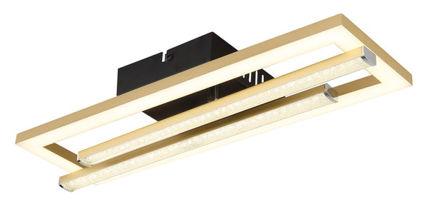 Globo Highway LED Deckenleuchte 24W Neutralweiß Schwarz Matt 6,3cm 672843G