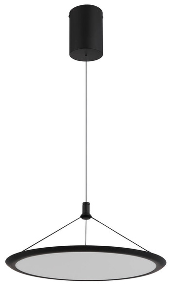 Globo Suna LED Hängeleuchte 30W Warmweiß Schwarz Matt, Metall Ø50,8cm 67319