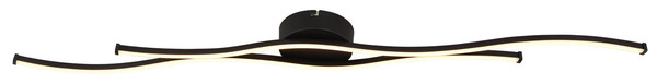 Globo Boyd LED Deckenleuchte 30W Warmweiß Schwarz Matt, Metall 5,6cm 67336-30