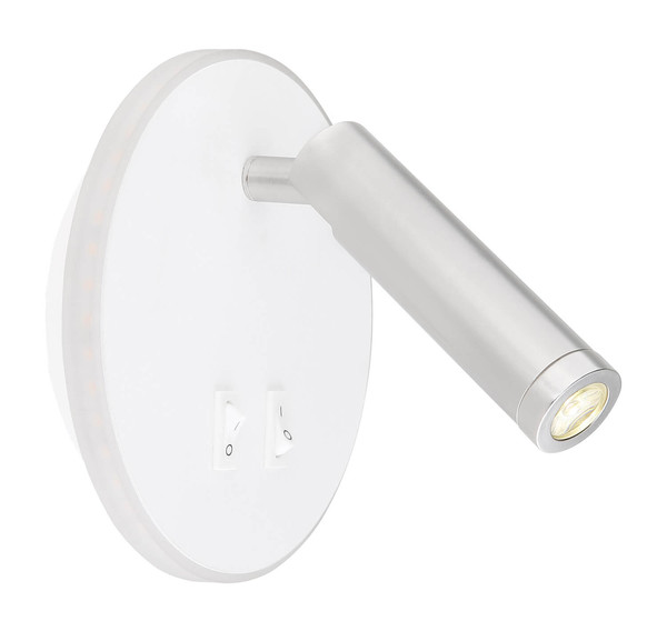 Globo Many LED Wandleuchte 6W Warmweiß Weiß, Metall Ø14,5cm 78405W