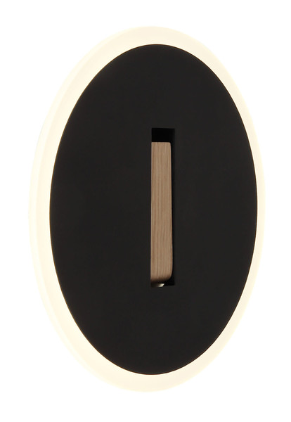 Globo Avery LED Wandleuchte 6W Neutralweiß Schwarz Matt, Metall Ø20,5cm 78410B