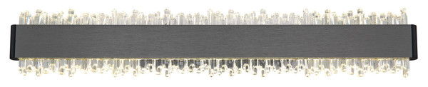 Globo Stalagmita LED Wandleuchte 12W Neutralweiß Schwarz Matt, Metall 8cm 78420-12