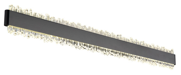 Globo Stalagmita LED Wandleuchte 18W Neutralweiß Schwarz Matt, Metall 8cm 78420-18