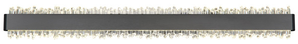 Globo Stalagmita LED Wandleuchte 18W Neutralweiß Schwarz Matt, Metall 8cm 78420-18