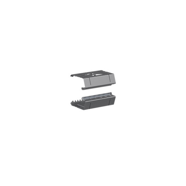 Hager BRS651309 Kupplung Paar elektrisch/mechanisch Stahlblech zu BRS 68x130mm Oberteil 80mm