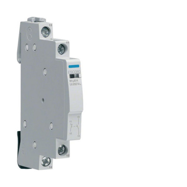 Hager ESC080 Hilfsschalter 6A 1 Schließer und 1 Öffner 230V