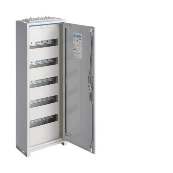 Hager FWB51S Feldvert. AP, univers, IP44, SKII, 60PLE, H:800xB:300xT:161mm, QuickConnect