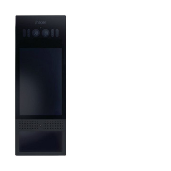 Hager RTQ540X Außenstation video Touchdisplay IP,  RFID  PIN intercom motion