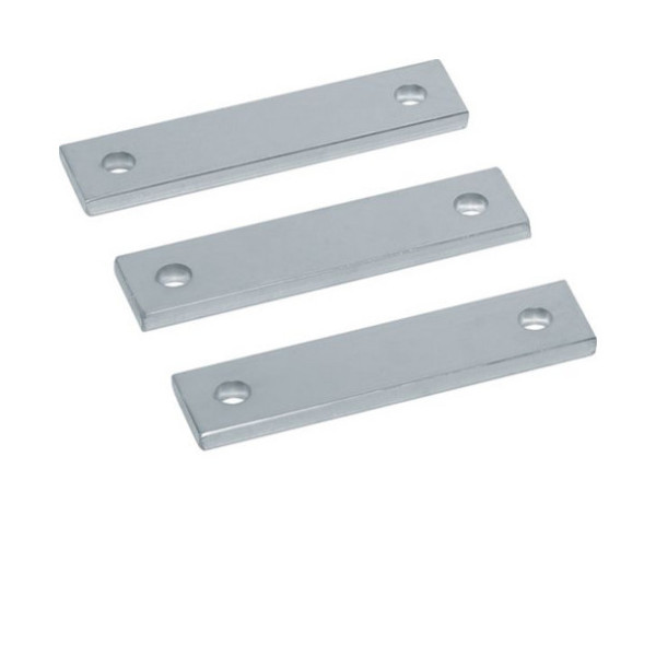 Hager UM40V4 Cu-Schienen, univers, Wandlerlasche 40x10x170mm, verzinnt. 3 Stück im Set