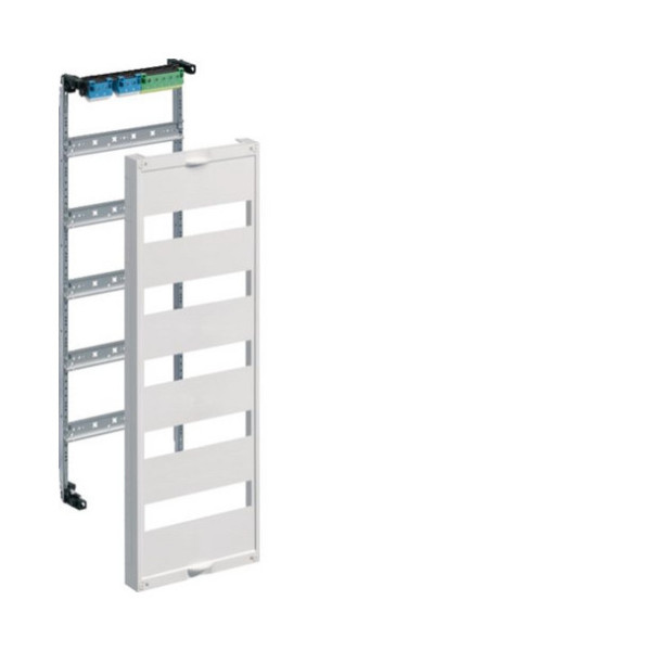 Hager UW51U Einbausatz, univ.FW, m.Hutschienen, f. Feldverteiler UP 5reihig, 750x250mm, QC