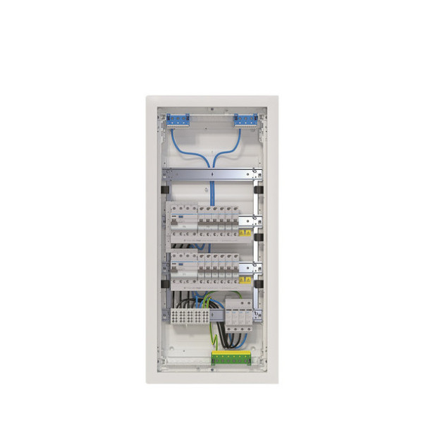 Hager VU48BV1 Kleinv.,volta,UPV,4x12PLE,IP30,bestückt u. verdrahtet,2 FI-Kreise,Übersp.ableit