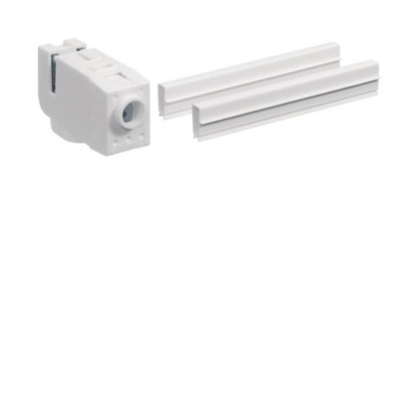 Hager ZY50KB Nachrüstset m. SaS-Klemme isoliert, f. PE-schiene 12x5mm