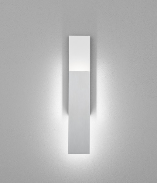Helestra DEX LED Wandleuchte 13W dimmbar 90Ra Warmweiss Aluminium 18/2035.25