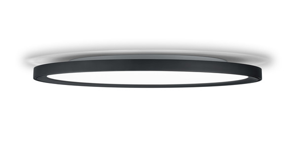 Helestra DAWA LED Deckenleuchte 50W dimmbar 90Ra Steuerbare Lichtfarbe Mattschwarz 5-5002.22