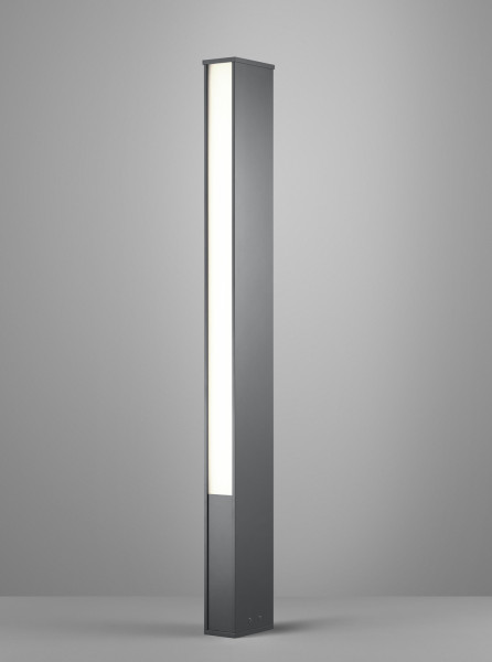 Helestra TENDO LED Pollerleuchte 43W IP55 90Ra Warmweiss Graphit Made in Germany A29412.93
