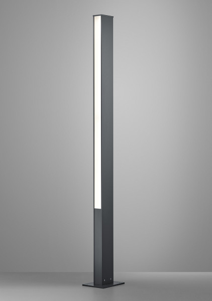 Helestra TENDO LED Pollerleuchte 61W IP55 90Ra Warmweiss Graphit Made in Germany A29912.93