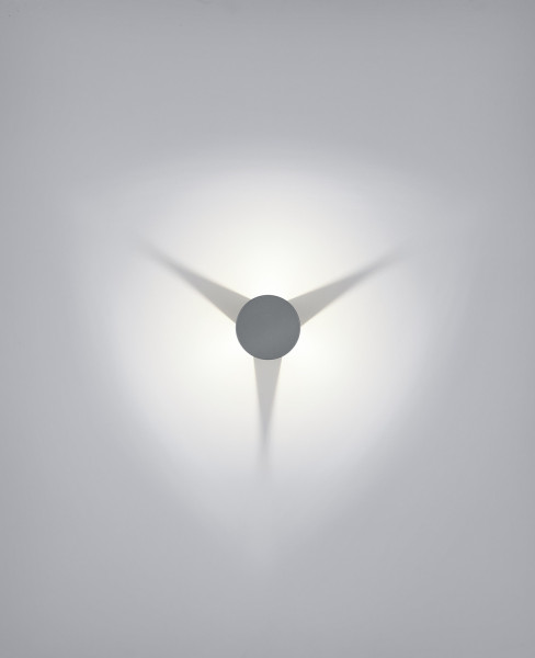 Helestra SKY LED Wandleuchte 18W IP54 90Ra Warmweiss Graphit A382401.93