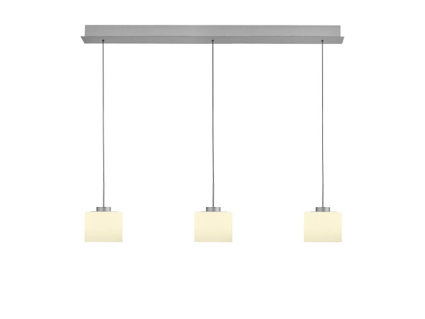 Hell Abby LED Pendelleuchte Warmweiss Dimmbar höhenverstellbar +FB Aluminium 20661/3-36