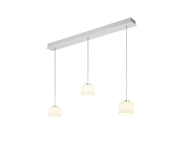 Hell Elli LED Pendelleuchte 3-fach Warmweiß Dimmbar 60-180cm >90Ra Alu 20724/3-36