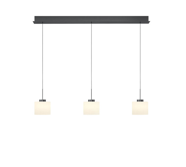 Hell Elli LED Pendelleuchte 3-fach Warmweiß Dimmbar 60-180cm >90Ra Anthrazit 20724/3-39