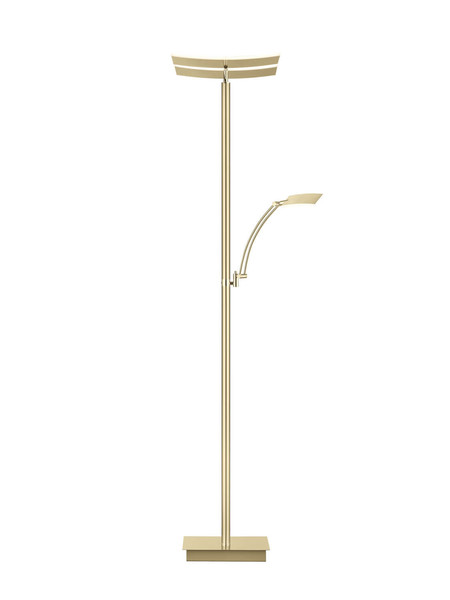 Hell Andy LED Stehleuchte 2-fach steuerbare Lichtfarbe Dimmbar 38,2cm CCT >90Ra Champagner 60556/2-86