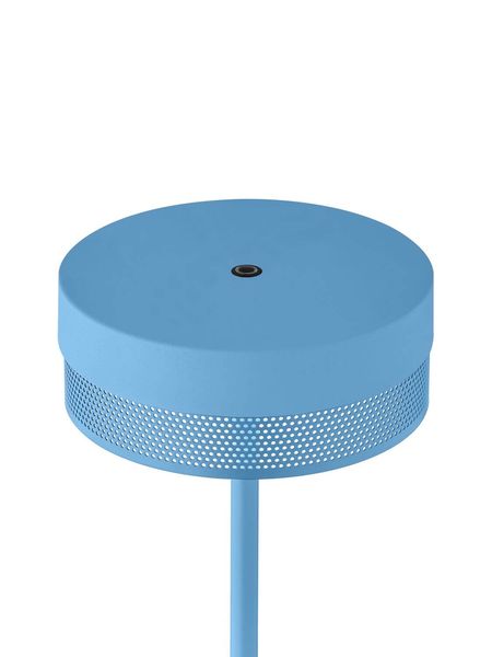 Hell Mesh LED Akkuleuchte Warmweiss Dimmbar USB Pastellblau 60560/1-21