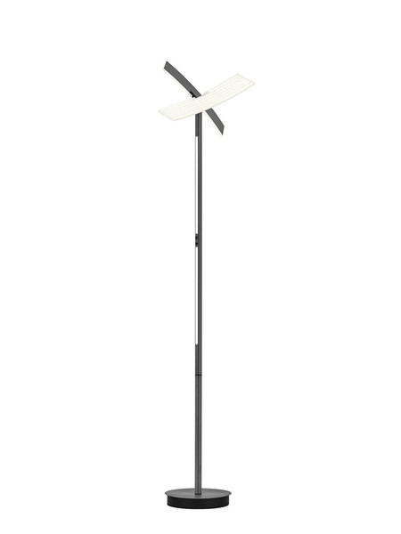 Hell Twice LED Stehleuchte steuerbare Lichtfarbe Dimmbar 38cm CCT >90Ra Anthrazit 60568/1-39