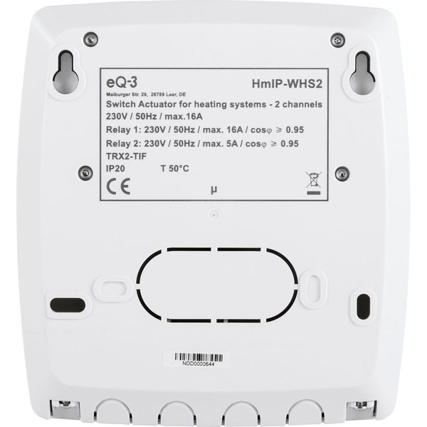 Homematic IP Schaltaktor für Heizungsanlagen - 2-fach HmIP-WHS2 150842A0