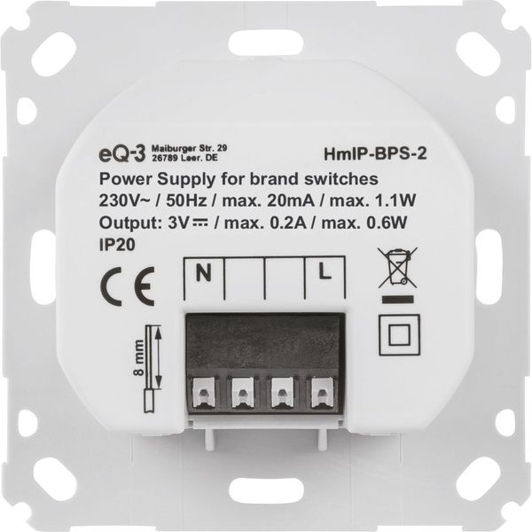 Homematic IP Netzteil für Markenschalter HmIP-BPS-2 151197A0