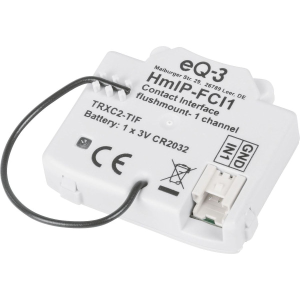 Homematic IP Kontakt-Schnittstelle Unterputz - 1-fach HmIP-FCI1 153489A0