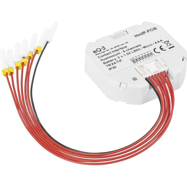 Homematic IP Kontakt-Schnittstelle Unterputz - 6-fach HmIP-FCI6 153501A0