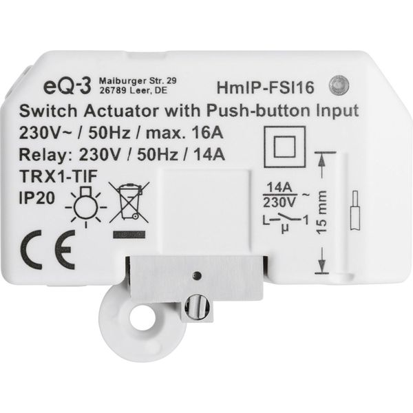 Homematic IP Schaltaktor mit Tastereingang (16 A) - Unterputz HmIP-FSI16 154346A0
