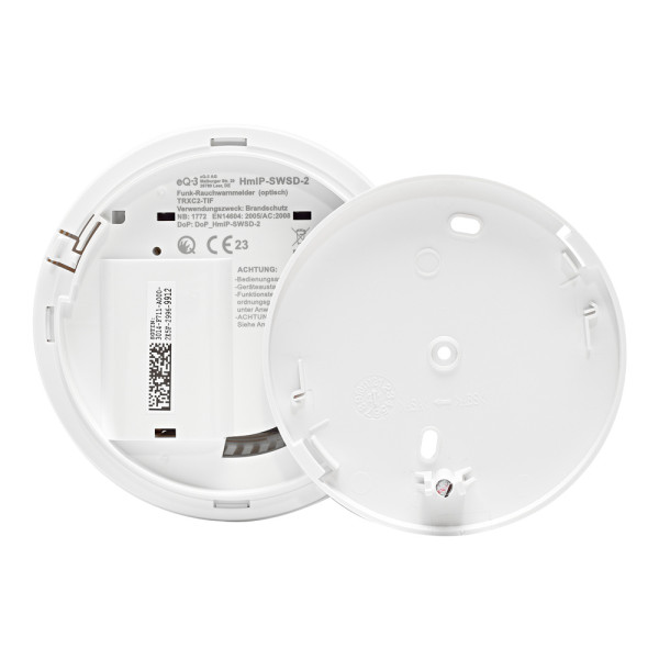 Homematic IP Smart Home Rauchwarnmelder mit Q-Label, HmIP-SWSD-2 156587A0