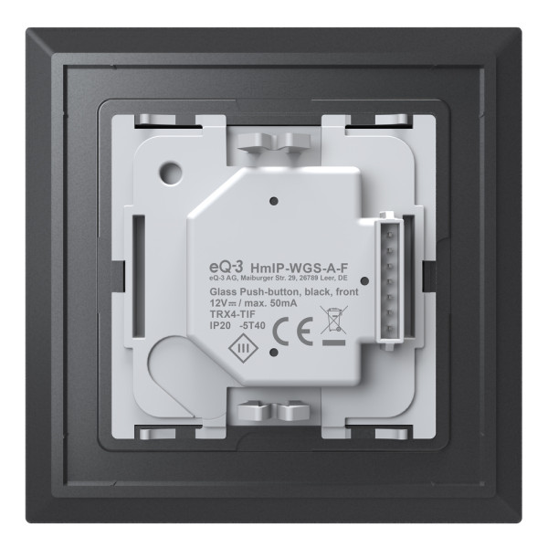 Homematic IP Glastaster - HmIP-WGS-A schwarz 161170A0