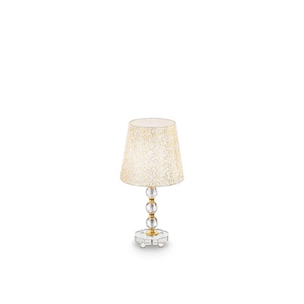 Ideal Lux QUEEN Tischleuchte E27 ⌀250mm Gold 077741