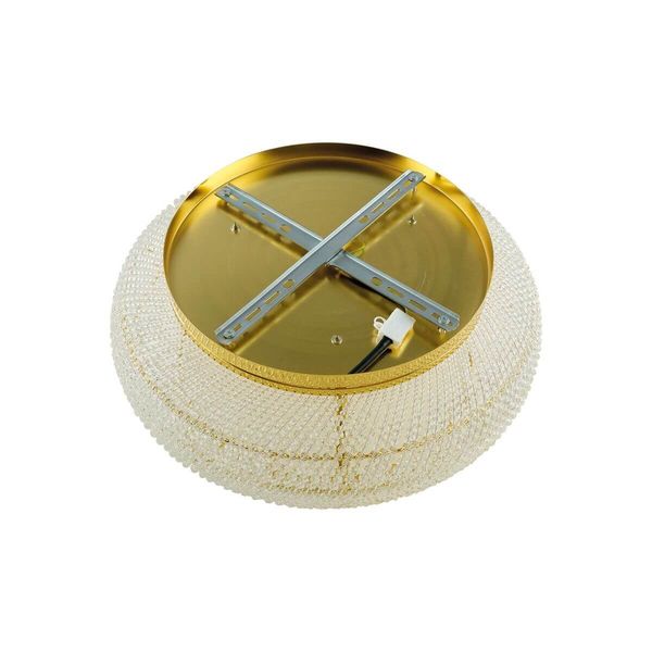 Ideal Lux PASHA Deckenleuchte E14 10-fach ⌀550mm dimmbar Gold 100791