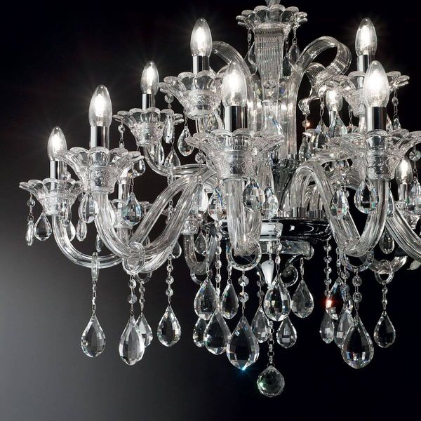 Ideal Lux COLOSSAL Pendelleuchte E14 15-fach ⌀950mm dimmbar Klar 114170