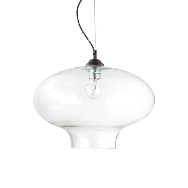 Ideal Lux BISTRO Pendelleuchte E27 ⌀400mm dimmbar Klar 120898