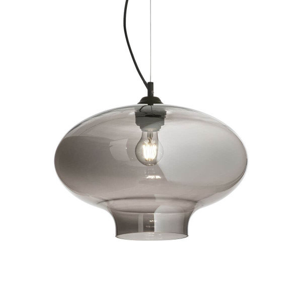 Ideal Lux BISTRO Pendelleuchte E27 ⌀400mm dimmbar Rauchglas 120904