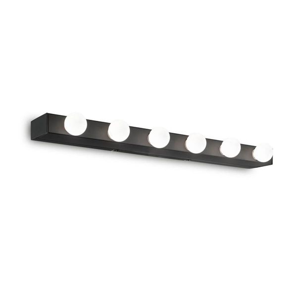 Ideal Lux PRIVE Wandleuchte E14 6-fach dimmbar Schwarz 159508