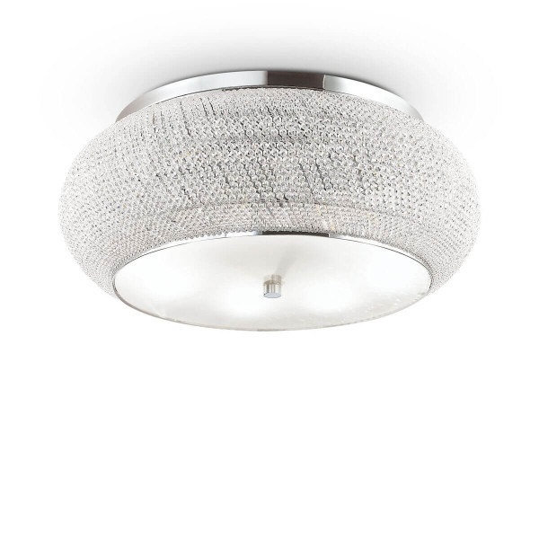 Ideal Lux PASHA Deckenleuchte E14 14-fach ⌀650mm dimmbar Chrom 164991