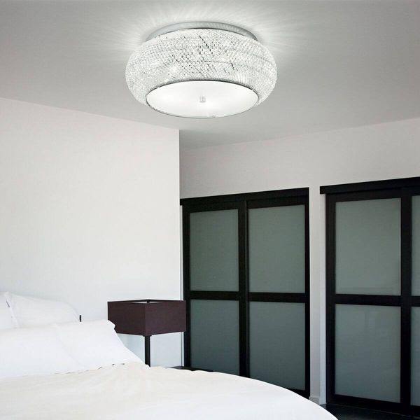 Ideal Lux PASHA Deckenleuchte E14 14-fach ⌀650mm dimmbar Chrom 164991